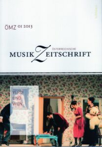 Verdi und Wien Österreichische Musikzeitschrift