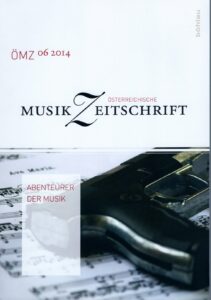 Abenteurer der Musik Österreichische Musikzeitschrift