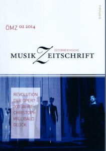 Revolution der Oper? 300 Jahre Christoph Willibald Gluck Österreichische Musikzeitschrift